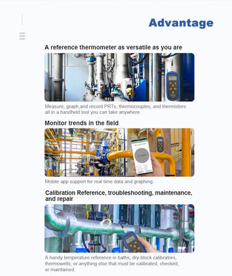 高精度実験室用温度校正器 工業用基準端棒型