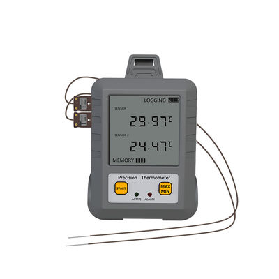 工業用高温K型ダブルチャネルデジタル温度計-270-1372