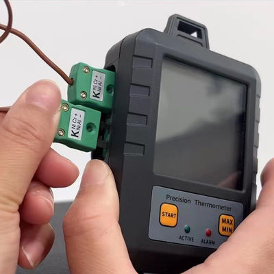 高精度2チャネルデジタルディスプレイ K型工業用熱対温度計