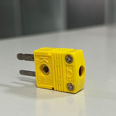 工業用単核型K型熱対探査機 ステンレス鋼の帯とプラグ