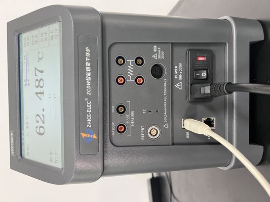 OEM対応 ポータブル 33~350度タッチスクリーン 温度計 バス校正 乾井ブロック校正器