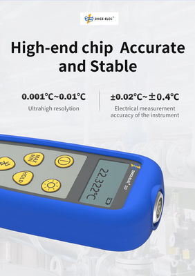 シングルチャネル RTD 温度計 -200-660°C ステンレス鋼